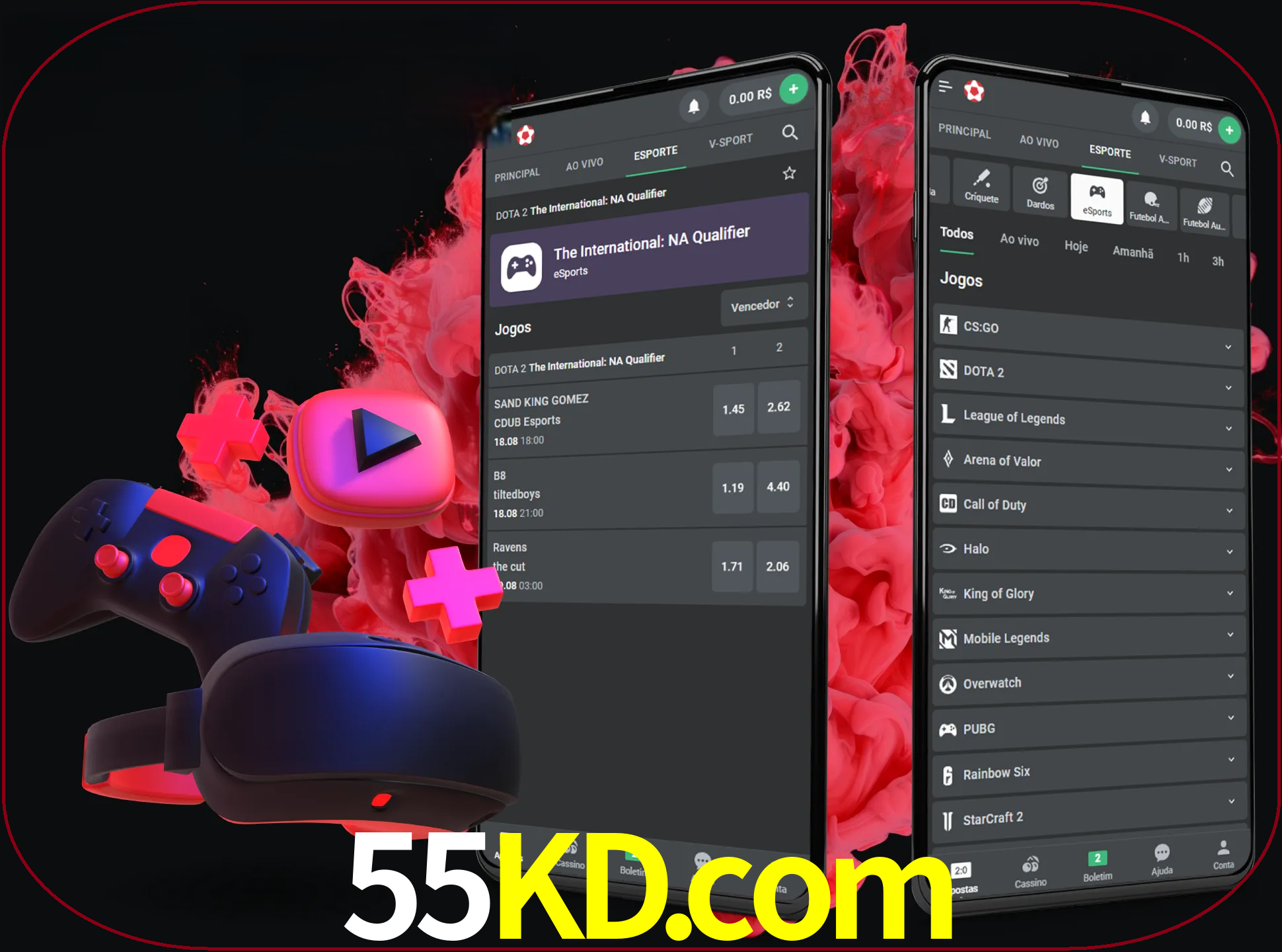 Para ter a aplicação móvel 55kd no seu smartphone, basta descarregar o ficheiro apk e seguir as instruções.