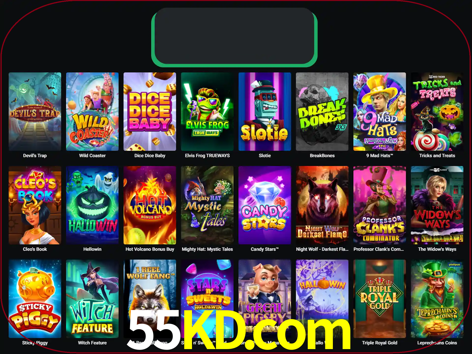 Procure por seus amados jogos de slot.